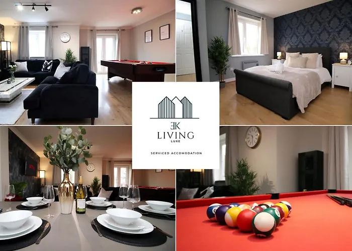Spacious 3 Bedroom Duplex Apartment On Cardiff Bay - Free Parking & Wifi By Ekliving Luxe Short Lets & Serviced Accommodation